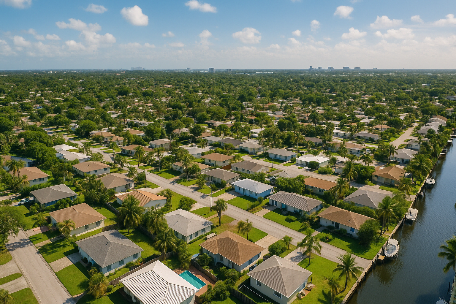 Lake Aire neighborhood view