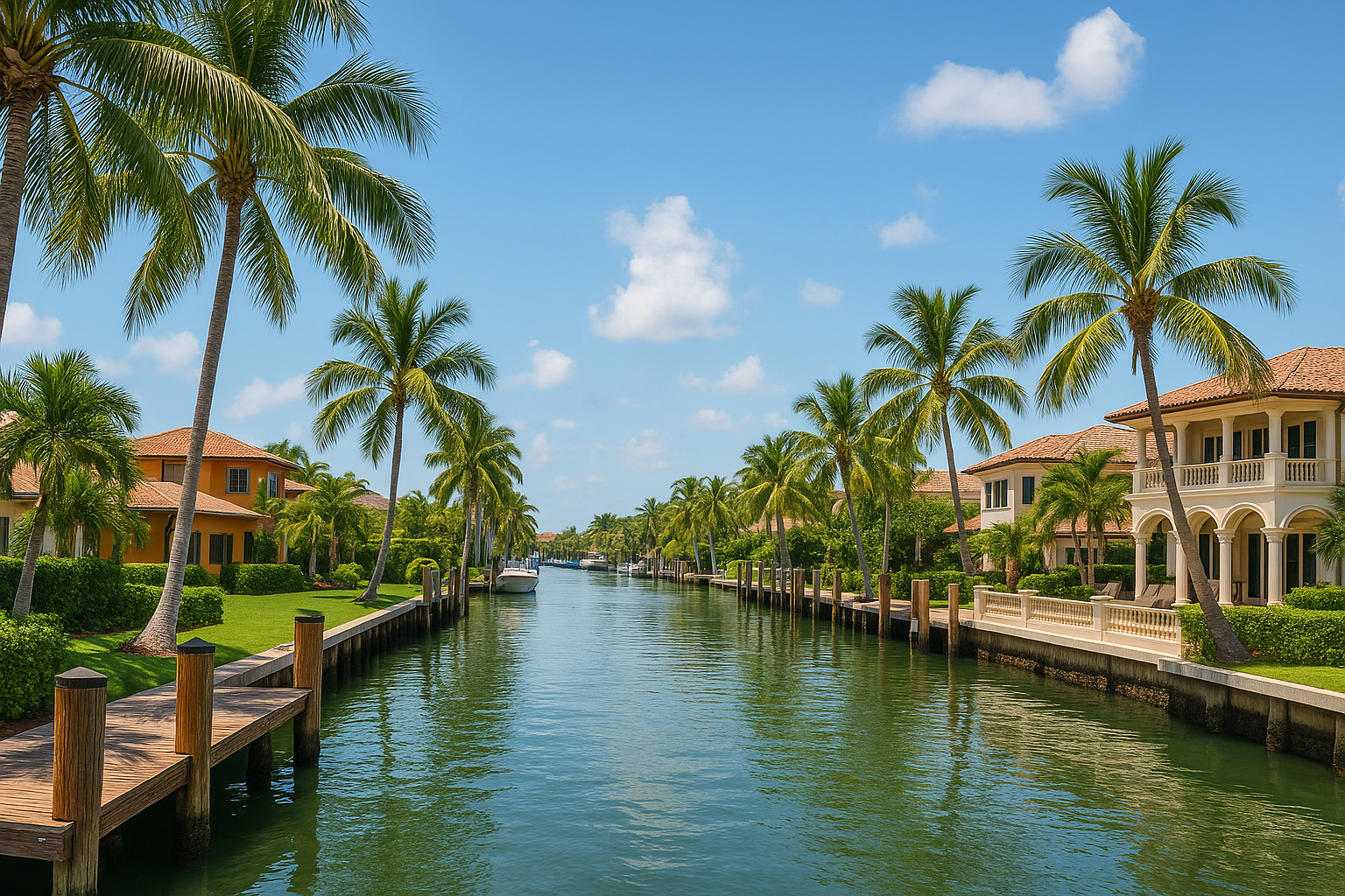 Sunrise Key location and waterfront overview