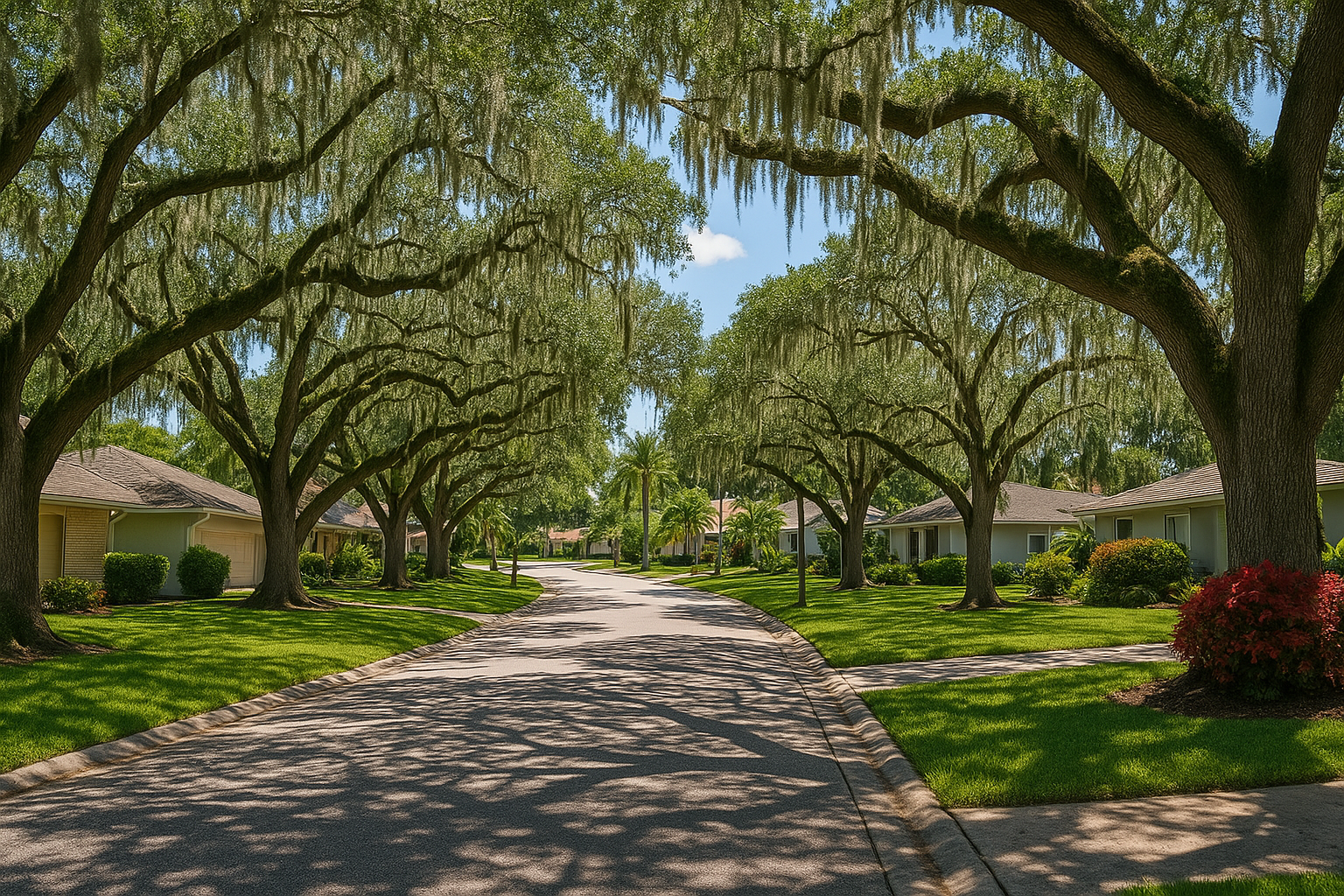 Shady Banks homes and streets