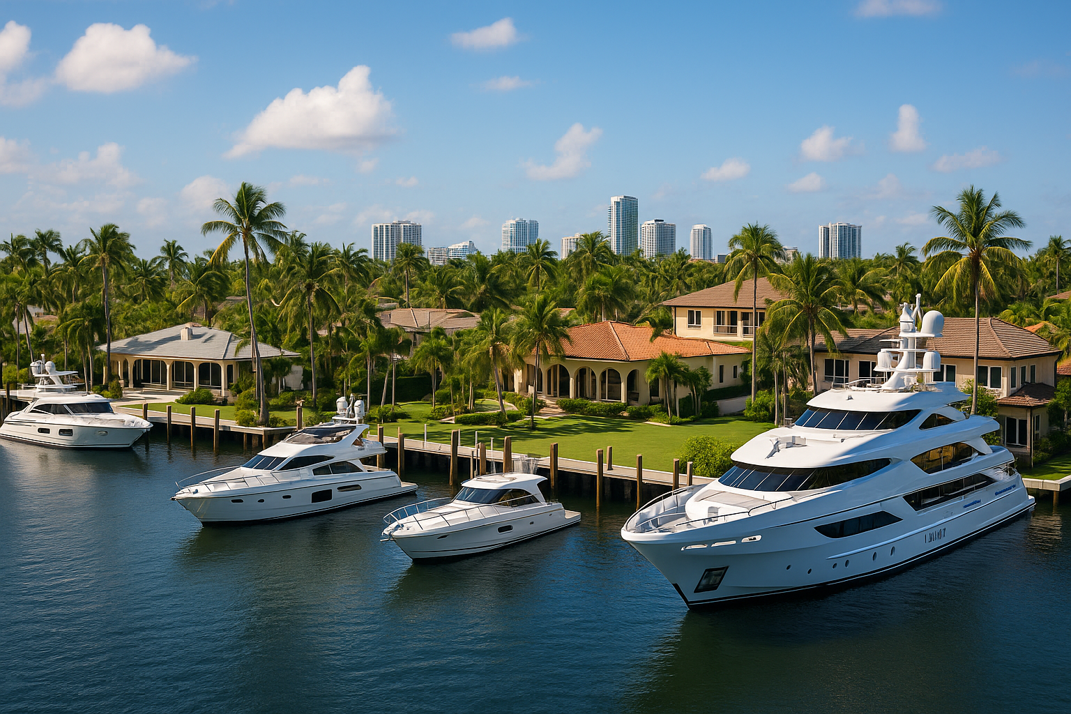 Luxury marina lifestyle in Dolphin Isles Fort Lauderdale