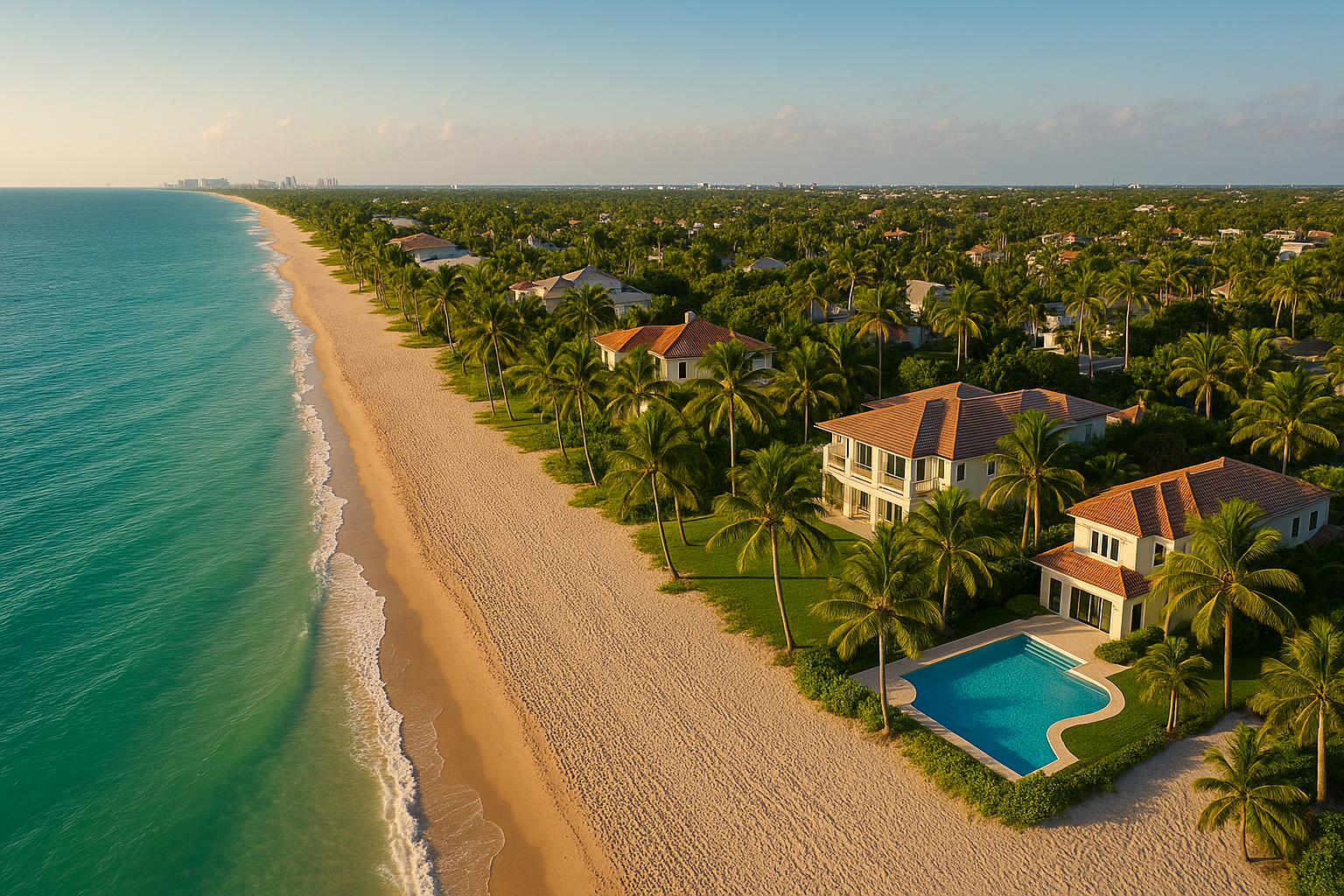 Birch Park Beach oceanfront overview