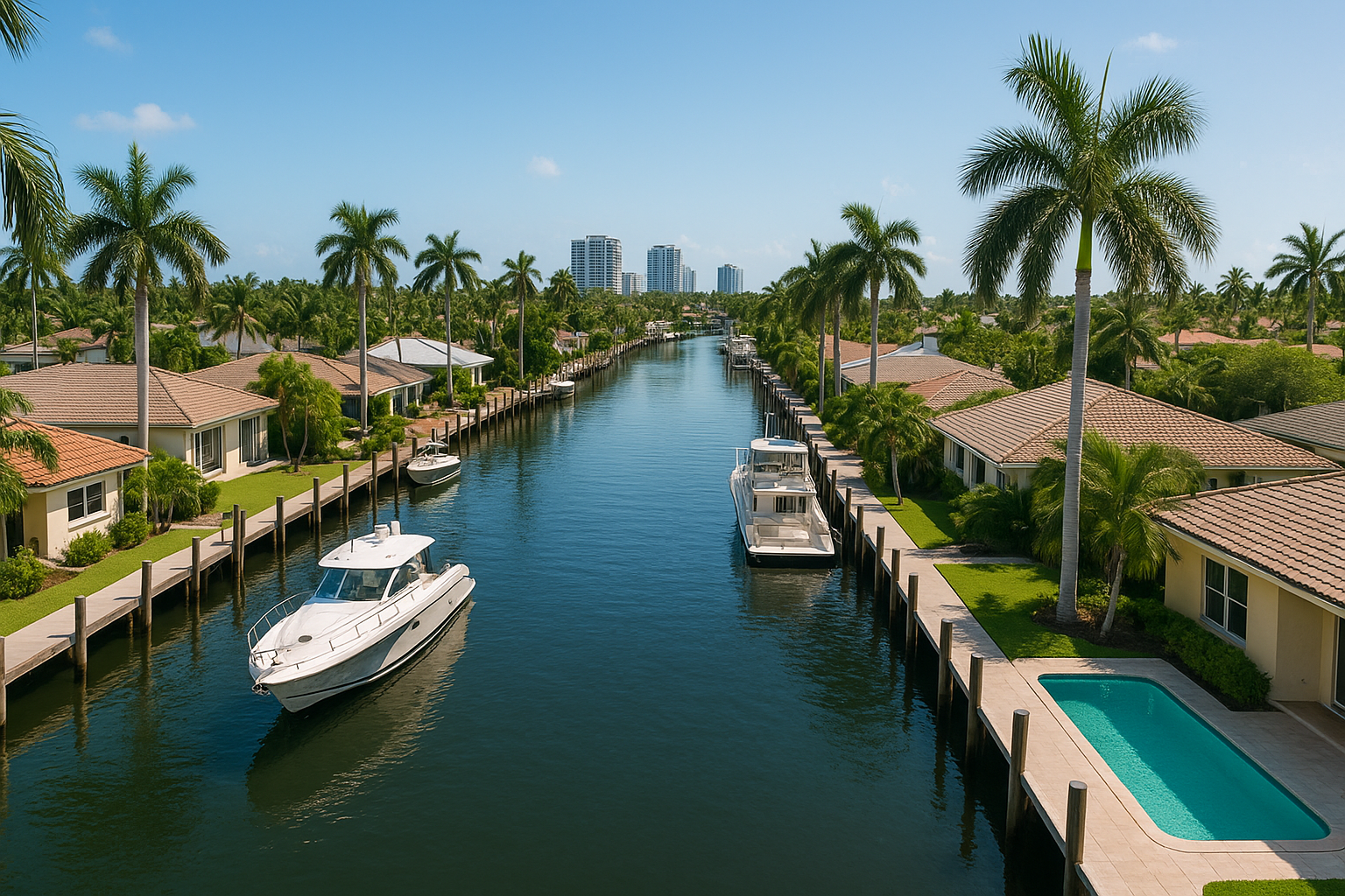 Harbordale Fort Lauderdale waterfront overview