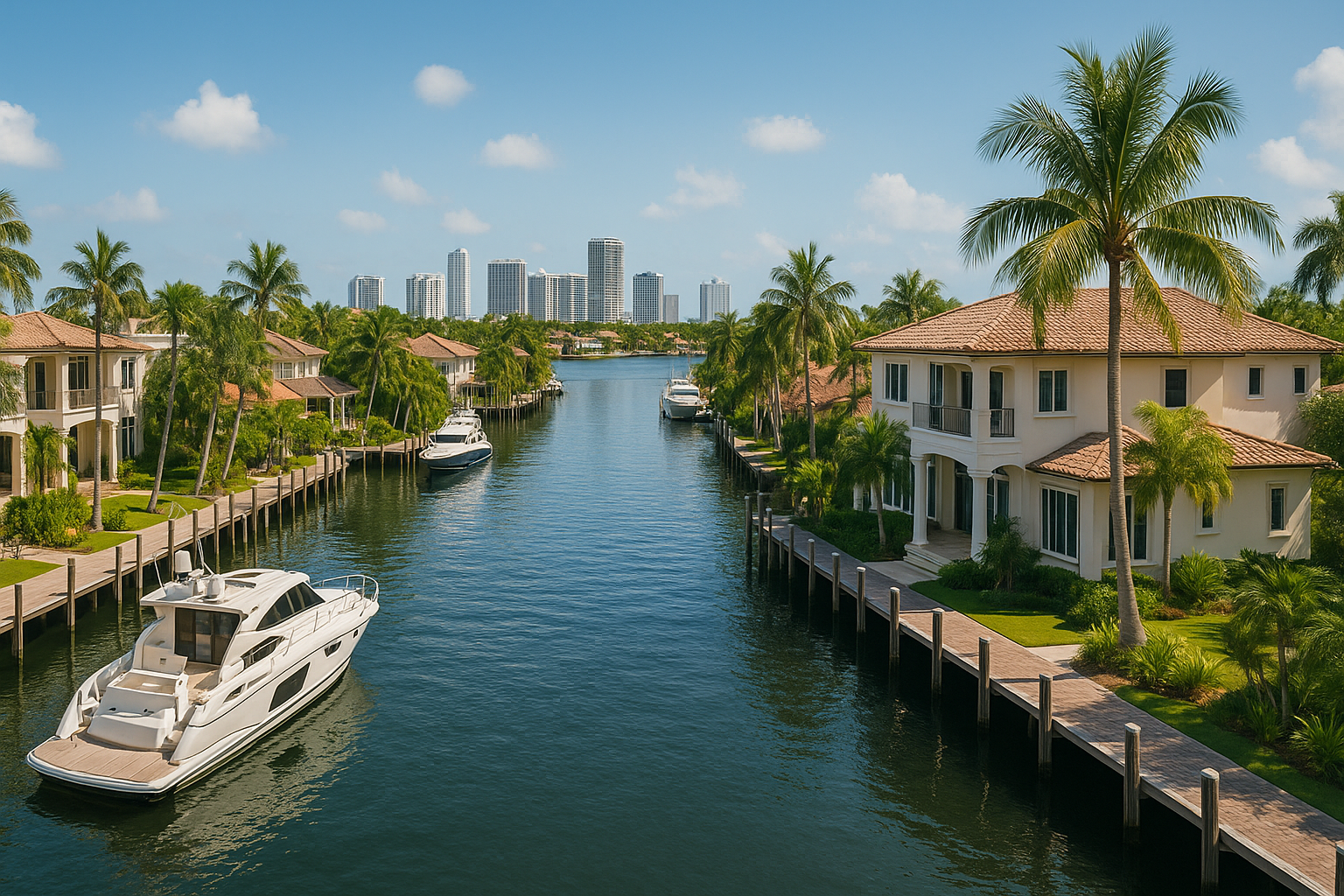 Hendricks Isles Fort Lauderdale waterfront overview