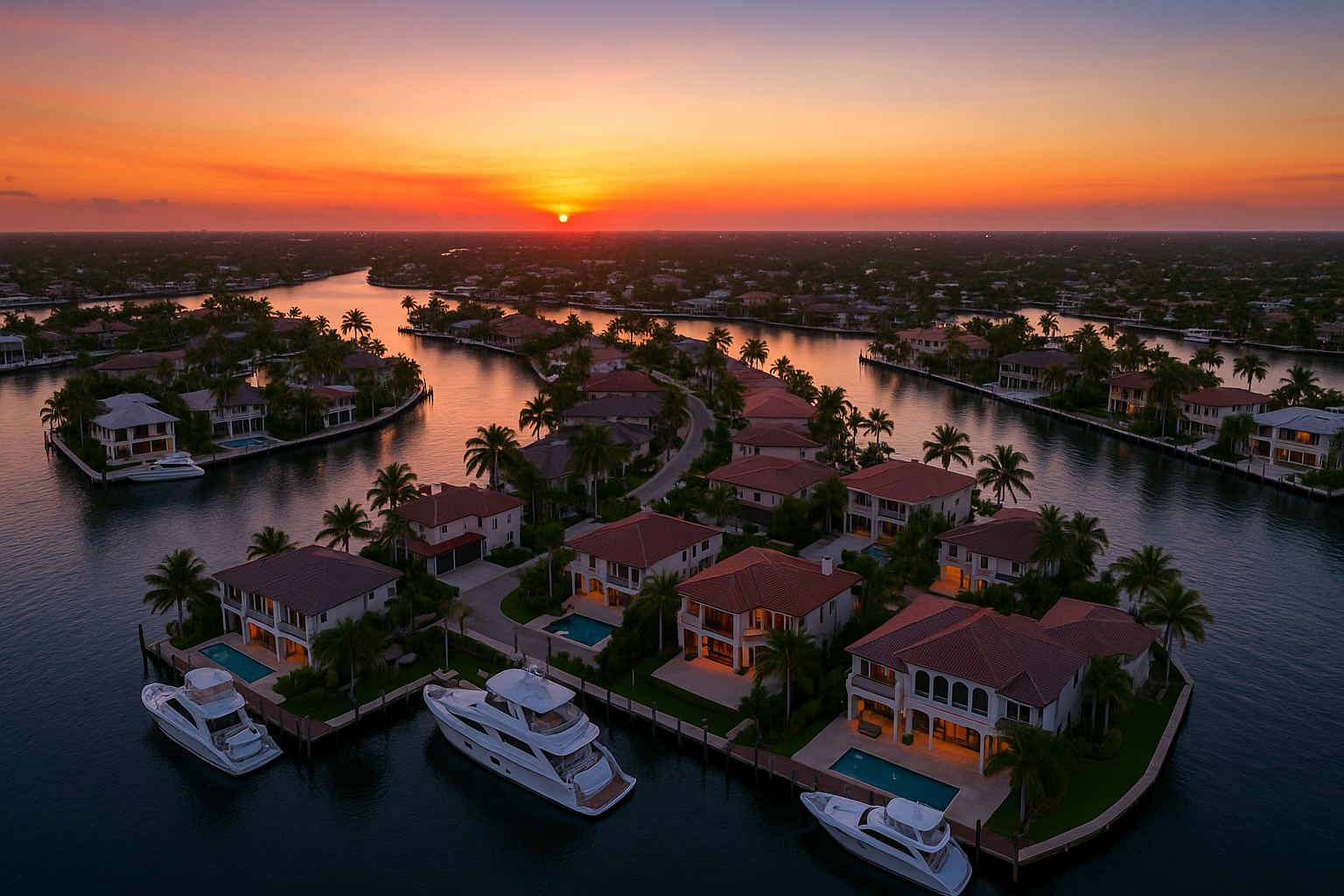 Harbour Inlet Fort Lauderdale waterfront overview